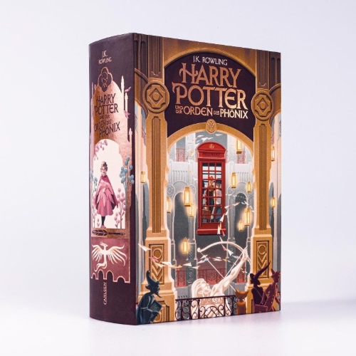 Buchcover und Innenansicht für das Buch: Harry Potter and the Order of the Phoenix