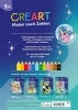 Buchcover und Innenansicht für das Buch: CreArt Malen nach Zahlen ab 5 - Zauberpapier: Einhorn Zauber