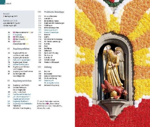 Buchcover und Innenansicht für das Buch: Reise Know-How CityTrip Augsburg