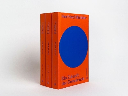 Buchcover und Innenansicht für das Buch: Die Zukunft der Demokratie