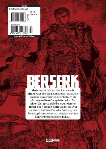 Buchcover und Innenansicht für das Buch: Berserk: Ultimative Edition 10