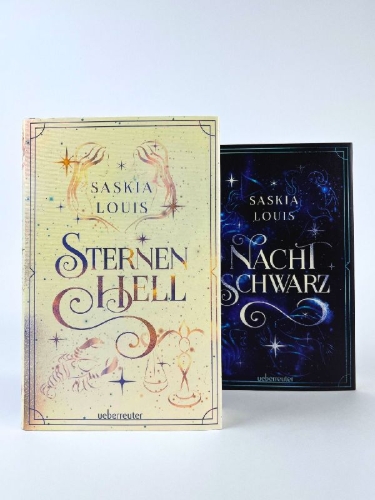 Buchcover und Innenansicht für das Buch: Sternenhell (Nachtschwarz-Sternenhell, Bd. 2)