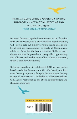 Buchcover und Innenansicht für das Buch: Mere Christianity