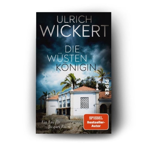 Buchcover und Innenansicht für das Buch: Die Wüstenkönigin