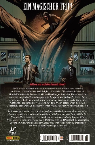 Buchcover und Innenansicht für das Buch: Rivers of London: Water Weed