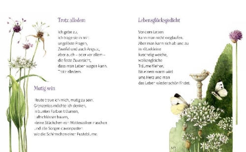 Buchcover und Innenansicht für das Buch: Hallo Leben, du bist so schön!