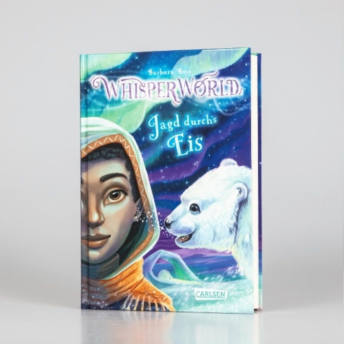 Buchcover und Innenansicht für das Buch: Whisperworld 6: Jagd durchs Eis