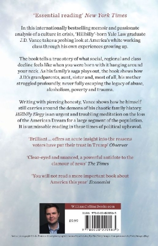 Buchcover und Innenansicht für das Buch: Hillbilly Elegy