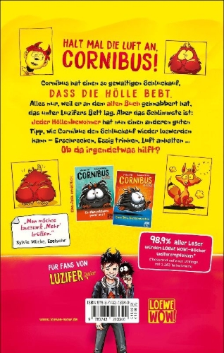 Buchcover und Innenansicht für das Buch: Cornibus & Co (Band 3) - Die Hölle bebt!