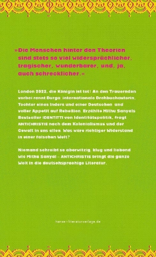 Buchcover und Innenansicht für das Buch: Antichristie