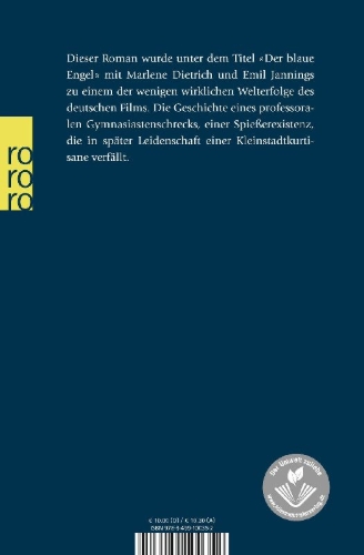 Buchcover und Innenansicht für das Buch: Professor Unrat