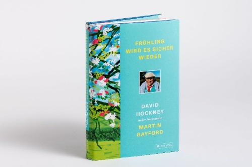 Buchcover und Innenansicht für das Buch: David Hockney. Spring cannot be cancelled