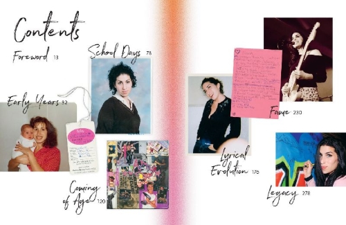 Buchcover und Innenansicht für das Buch: Amy Winehouse - In Her Words