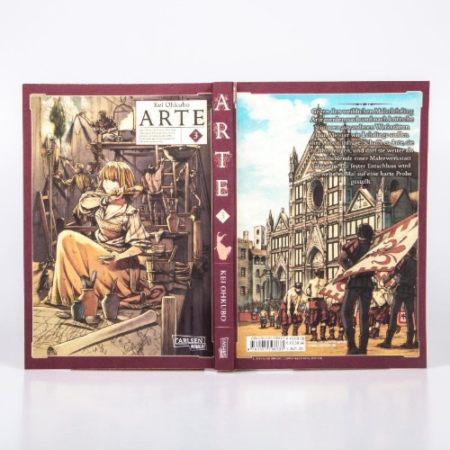 Buchcover und Innenansicht für das Buch: Arte
