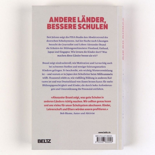 Buchcover und Innenansicht für das Buch: Die Bildungsweltmeister