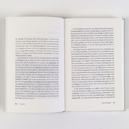 Buchcover und Innenansicht für das Buch: Die Bildungsweltmeister
