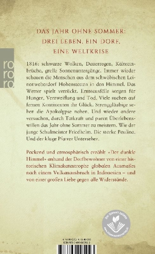 Buchcover und Innenansicht für das Buch: Der dunkle Himmel