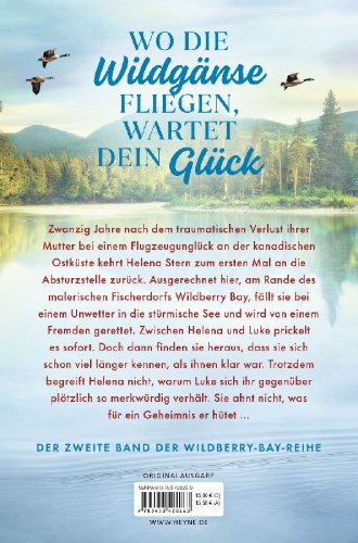 Buchcover und Innenansicht für das Buch: Herzklopfen in Wildberry Bay