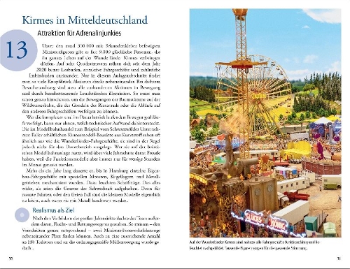 Buchcover und Innenansicht für das Buch: 101 Dinge, die man über das Miniatur Wunderland wissen muss