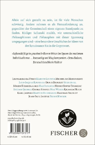 Buchcover und Innenansicht für das Buch: Einzeln sein