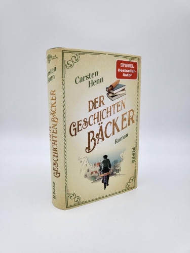 Buchcover und Innenansicht für das Buch: Der Geschichtenbäcker