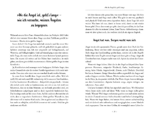 Buchcover und Innenansicht für das Buch: Für Stress hab ich keine Zeit