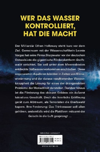 Buchcover und Innenansicht für das Buch: Blaues Gold