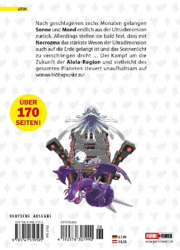 Buchcover und Innenansicht für das Buch: Pokémon - Sonne und Mond