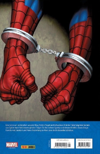 Buchcover und Innenansicht für das Buch: Public Scrutiny #1-#5 aus Ultimate Spider-Man #28-#32