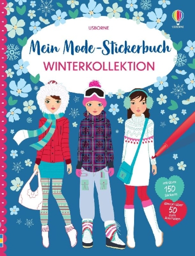 Buchcover und Innenansicht für das Buch: Meine liebsten Mode-Stickerbücher