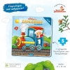 Buchcover und Innenansicht für das Buch: Trötsch Unser Sandmännchen Puzzlebuch Zahlenzug Puzzlebuch