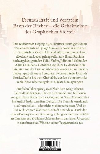 Buchcover und Innenansicht für das Buch: Das Antiquariat am alten Friedhof