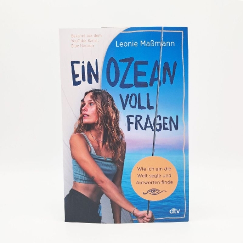 Buchcover und Innenansicht für das Buch: Ein Ozean voll Fragen