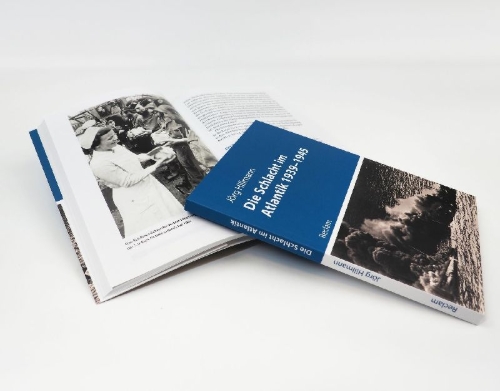 Buchcover und Innenansicht für das Buch: Die Schlacht im Atlantik 1939-1945