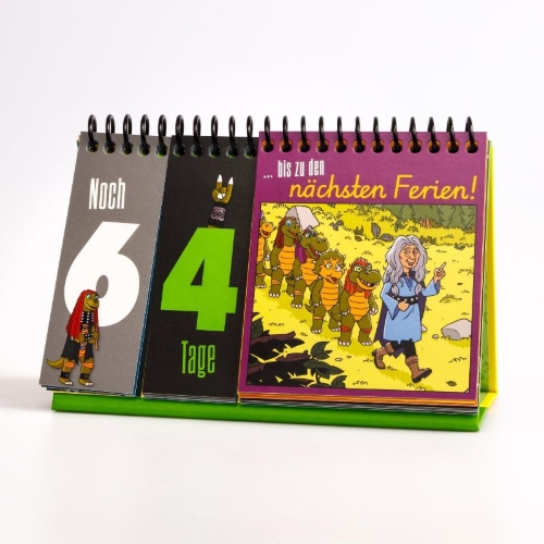 Buchcover und Innenansicht für das Buch: HeavySaurus Countdown