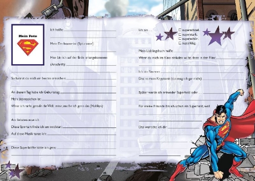 Buchcover und Innenansicht für das Buch: DC Superman: Meine Freunde