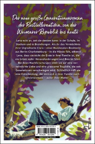 Buchcover und Innenansicht für das Buch: Vor hundert Sommern