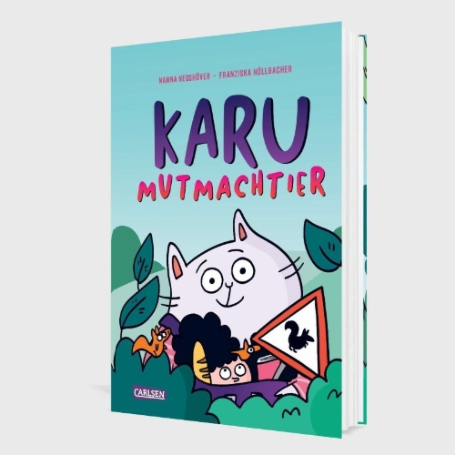 Buchcover und Innenansicht für das Buch: Karu Mutmachtier
