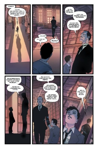 Buchcover und Innenansicht für das Buch: Batman: The Knight #1-#5