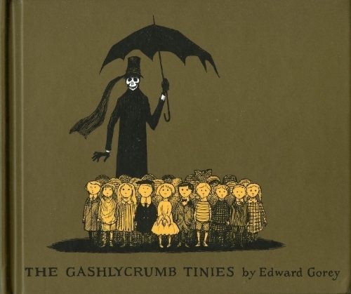 Buchcover und Innenansicht für das Buch: The Gashlycrumb Tinies
