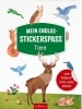 Buchcover und Innenansicht für das Buch: Mein Endlos-Stickerspaß - Tiere