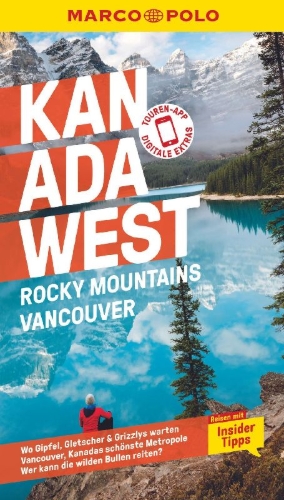 Buchcover und Innenansicht für das Buch: MARCO POLO Reiseführer Kanada West, Rocky Mountains, Vancouver