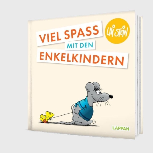 Buchcover und Innenansicht für das Buch: Uli Stein: Plötzlich Familie!: Viel Spaß mit den Enkelkindern