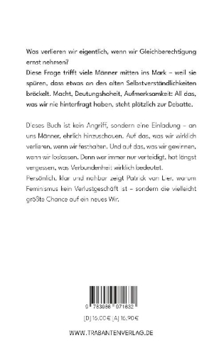 Buchcover und Innenansicht für das Buch: Was wir Männer wirklich verlieren