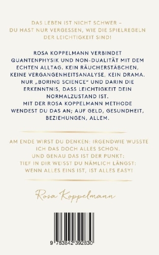 Buchcover und Innenansicht für das Buch: Wenn alles eins ist, ist alles easy