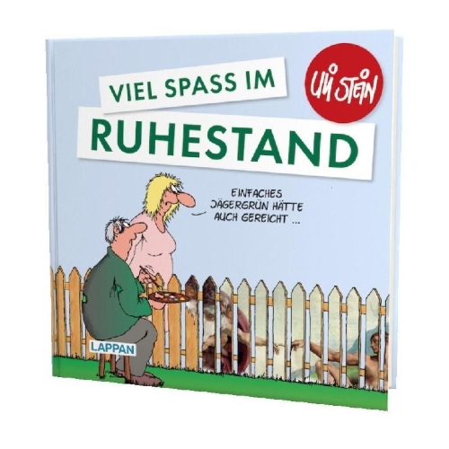 Buchcover und Innenansicht für das Buch: Uli Stein: Gute Wünsche!: Viel Spaß im Ruhestand