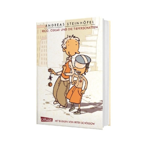 Buchcover und Innenansicht für das Buch: Rico, Oskar und die Tieferschatten (Rico und Oskar 1)
