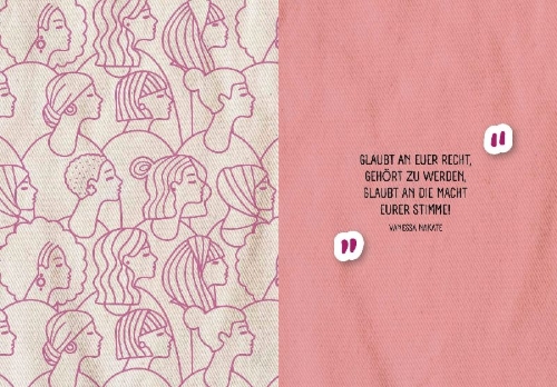 Buchcover und Innenansicht für das Buch: Be the Change
