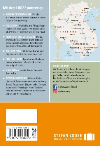 Buchcover und Innenansicht für das Buch: Stefan Loose Reiseführer Südostasien, Die Mekong Region