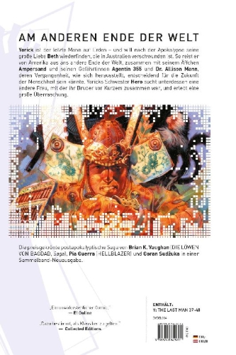 Buchcover und Innenansicht für das Buch: Y: The Last Man